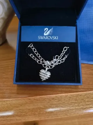 Pulsera Swarovski Corazón Brillante