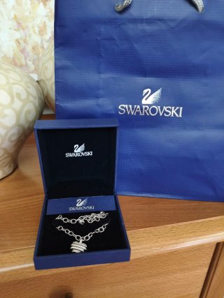 Pulsera Swarovski Corazón Brillante