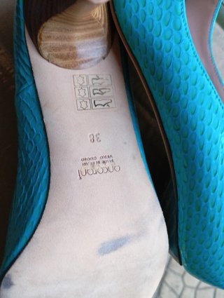 Décolleté donna blu/teal tg. 38
