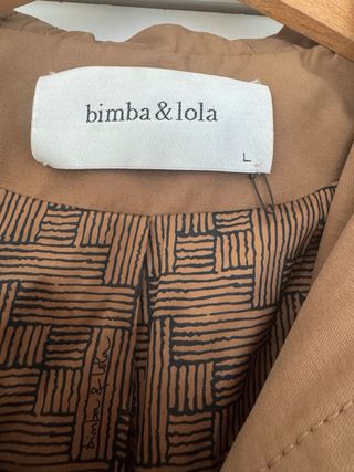 Gabardina Bimba y Lola Marrón
