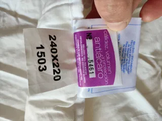 Edredón Nórdico Blanco 250gr/m2