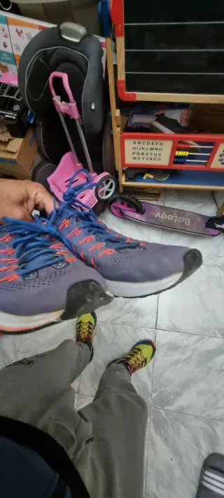 Nike Pegasus 33 T46 Azul/Rojo