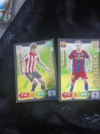 Cromos fútbol Supercrack Mata y Piqué cada foto5€