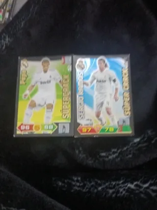 Cromos fútbol Supercrack Mata y Piqué cada foto5€