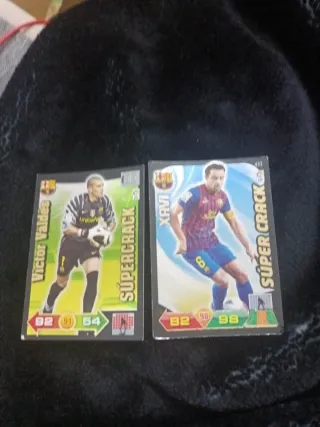 Cromos fútbol Supercrack Mata y Piqué cada foto5€