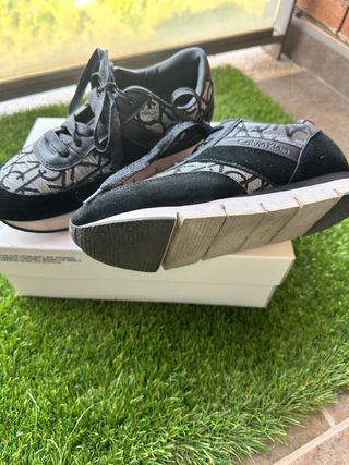 Zapatillas Calvin Klein CK Jeans Negras/Grises