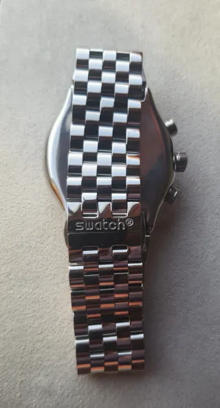 Relógio Swatch Cronógrafo Aço Azul