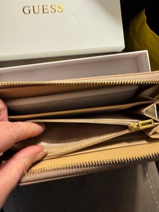 Guess Portafoglio Donna Grande Beige