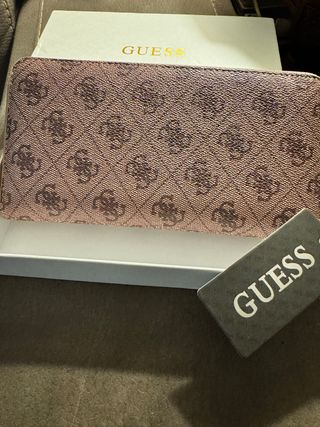 Guess Portafoglio Donna Grande Beige