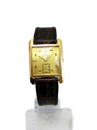 Reloj Zenith Oro 18k Cuerda Vintage Años 40