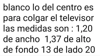 Mueble para televisor