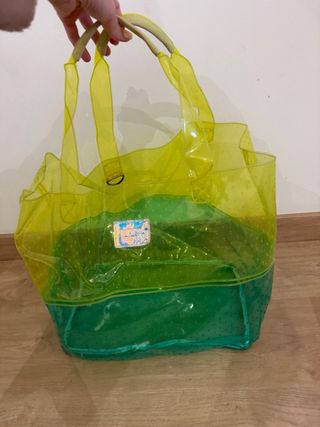 Bolso de playa Victoria's Secret transparente