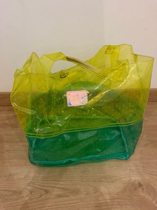 Bolso de playa Victoria's Secret transparente
