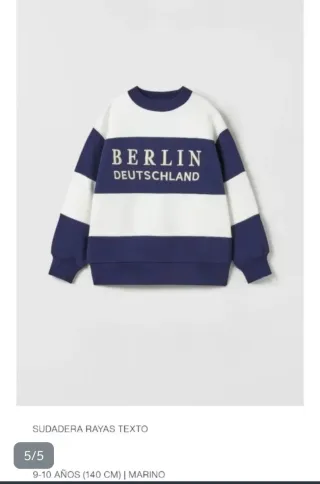 ZARA Sudadera T.9/10 niño