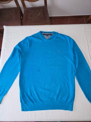 Camisola Tommy Hilfiger Azul Tamanho M