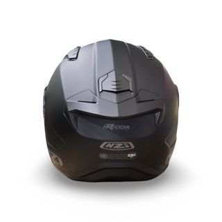 Casco Integrale Nzi Frezzia Nero Opaco Fibra