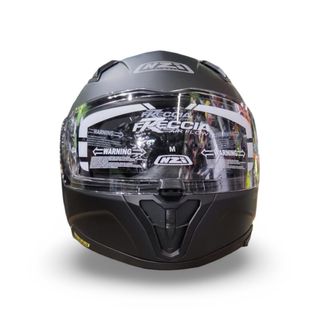 Casco Integrale Nzi Frezzia Nero Opaco Fibra