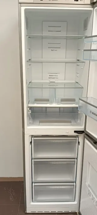 Nevera Bosch Acero Inoxidable No Frost energía A+