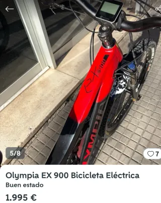 Bicicleta Eléctrica Olympia EX 900