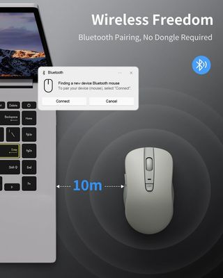 Ratón Inalámbrico Bluetooth Lenovo Silencioso