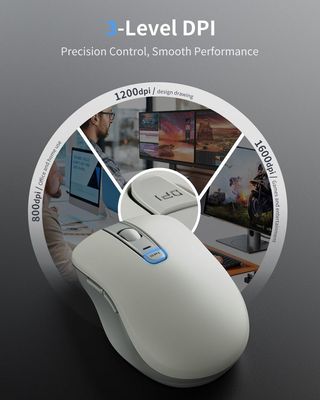 Ratón Inalámbrico Bluetooth Lenovo Silencioso