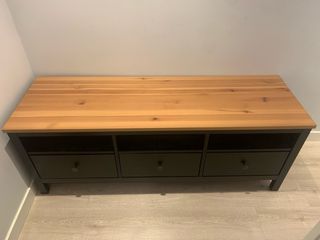 Mueble TV IKEA HEMNES Negro