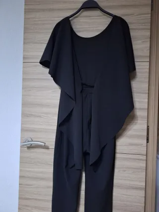 Sandalias tacón Marypaz plateadas Mono negro