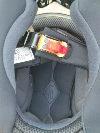 Casco moto LS2 FF350 Stardust rosa – talla XS