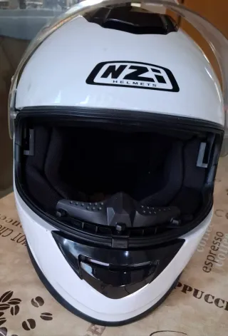 Casco de moto integral NZI blanco