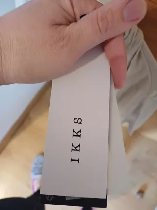 Camiseta beige mujer IKKS con estampado