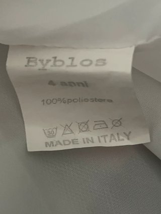 Abito Byblos 4 anni