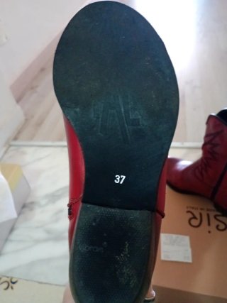 Stivali ELİSİR Rossi con Zip