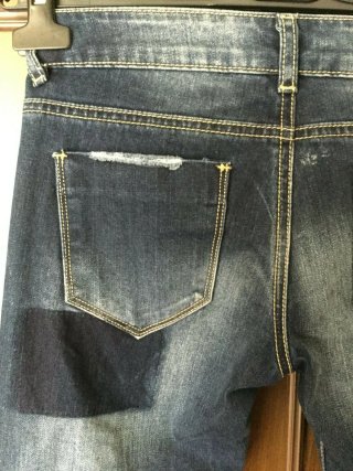 Jeans To Be Too taglia 38 con toppe e strappi