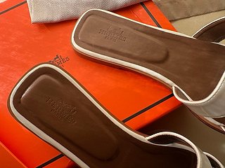 Sandali Hermes Oran Bianche