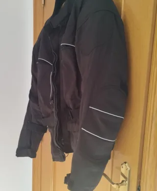 Cazadora Chaqueta de moto negra