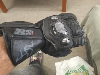 Guantes de moto Ixs negros