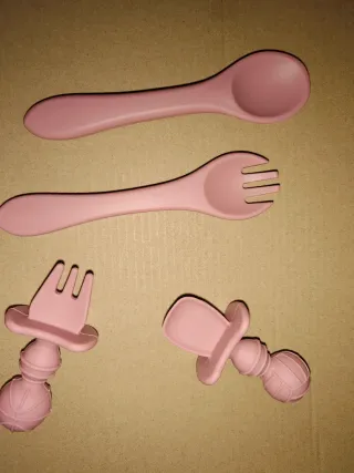 Vajilla bebé silicona 9 piezas