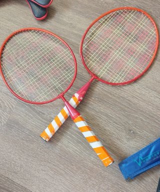 Lote de palas y raquetas