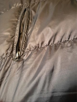 Abrigo largo acolchado Schott negro