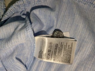 Giacca donna azzurra con bottoni