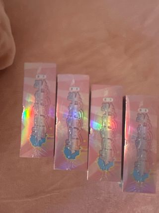 4 scatole Winx Club sigillate rosa carte box