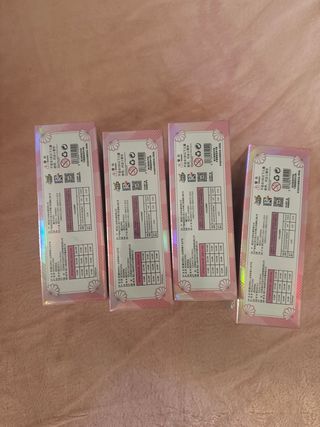 4 scatole Winx Club sigillate rosa carte box
