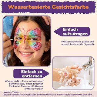 Kit Maquillaje Facial Niños y Adultos