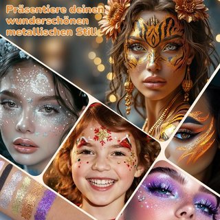 Kit Maquillaje Facial Niños y Adultos