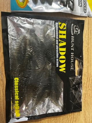 Vinilos pesca black bass variados