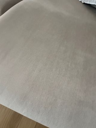 Sofá modular beige de tela