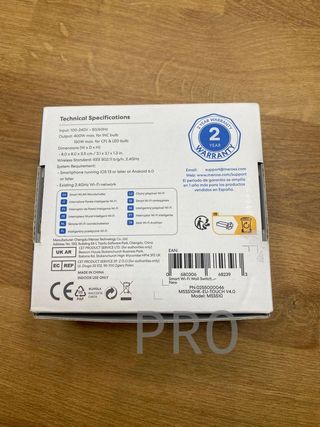 Meross Interruttore a Parete Touch Wi-Fi