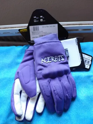 Guantes Enduro Acerbis Morado Talla M