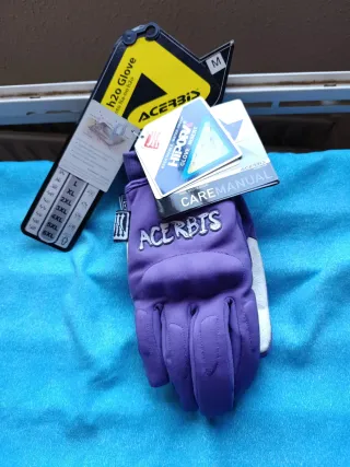 Guantes Enduro Acerbis Morado Talla M