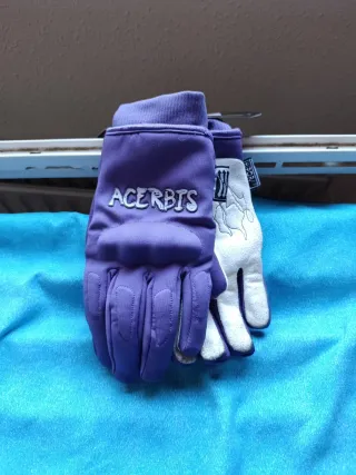 Guantes Enduro Acerbis Morado Talla M